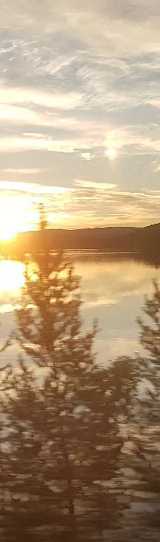 Mitternachtsonne am Polarkreis